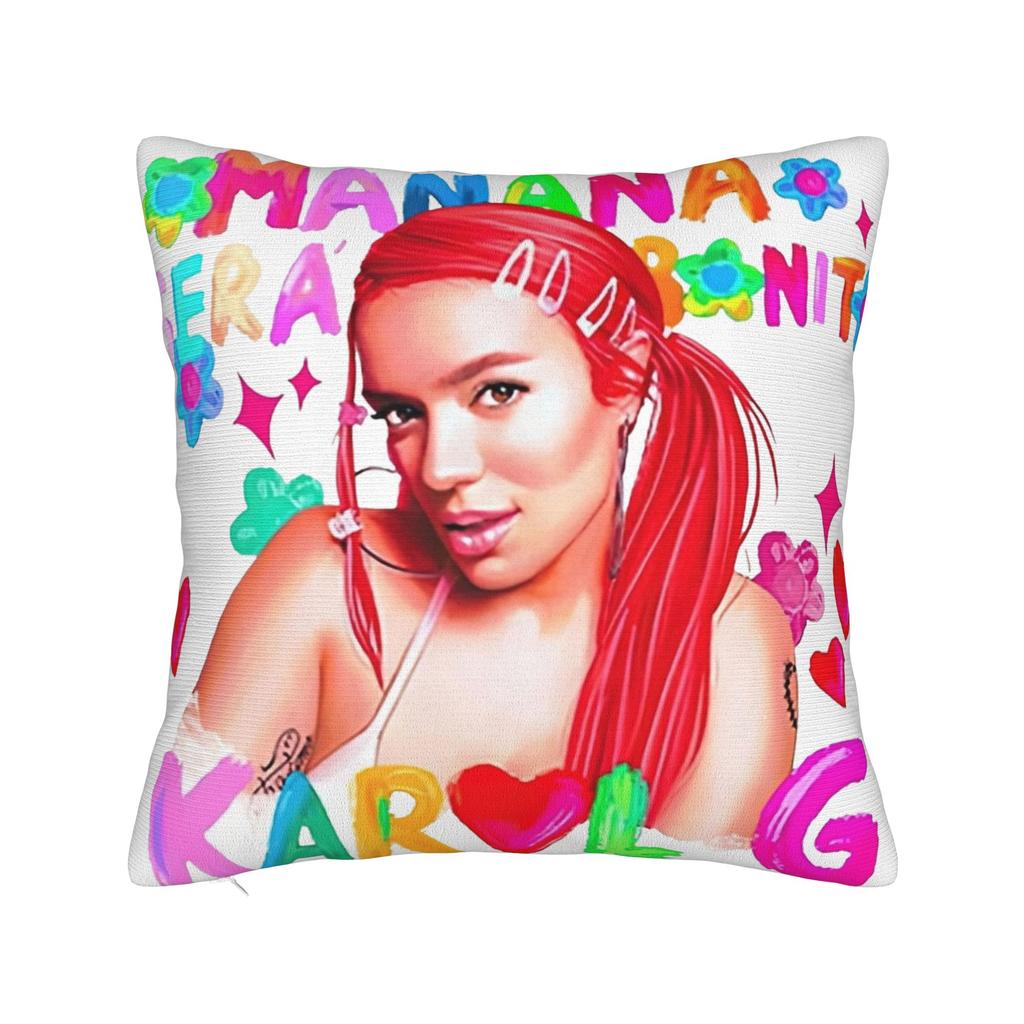 Manana Sera Bonito Чехол на подушку с сиреной Karol G Мягкая ткань Чехол на подушку Декоративный чехол для подушки-плед Диван 45X45
