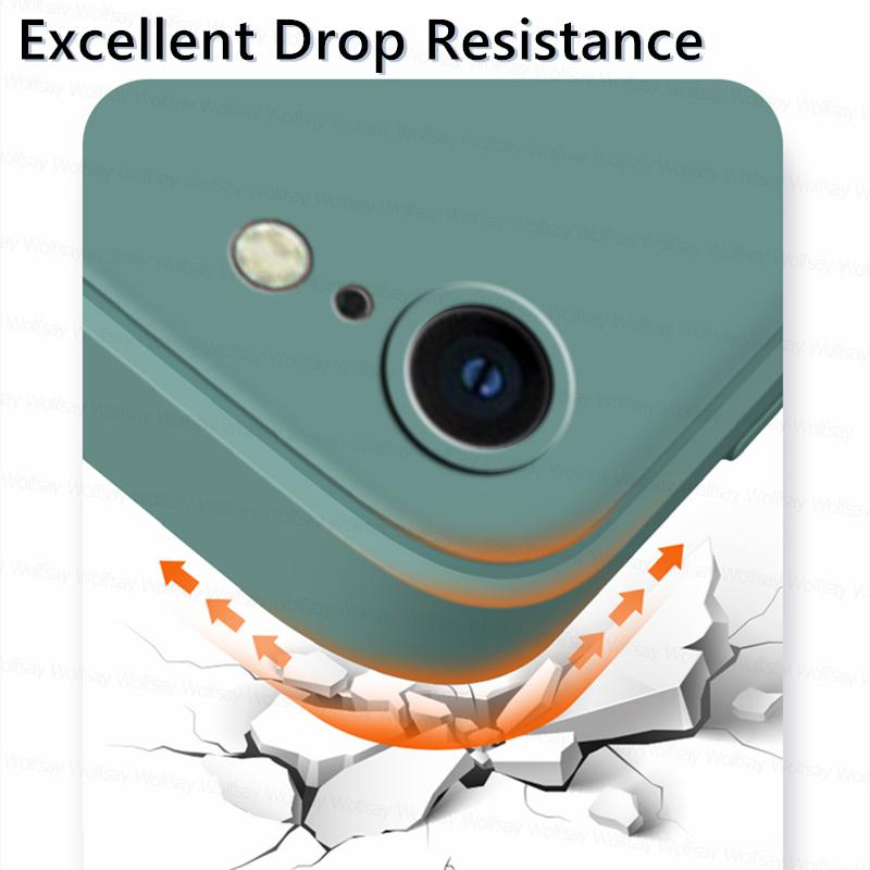 Чехол для iPhone SE 2022, чехол для iPhone SE 2022 2020, чехол 6, 7, 8, противоударный, мягкий, из ТПУ, жидкий, силиконовый, чехол для задней панели телефона для iPhone 2022