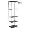 Wieszak Stojący Na Ubrania Buty Garderoba Regał Półki Metalowa Loft 171 Cm