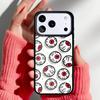 Жуткий чехол-глаз на Хэллоуин для iPhone 17 16 15 14 13 Pro Max Задняя крышка для 12 11 Pro Coque