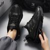 2025 Spring New Breathable Mesh Casual Sports Shoes Thick-soled Shallow Mouth Fashion Darth Vader Running Shoes Dad Shoes
