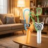 Luminous Cat Teaser Toy USB Charging Flying Rope Toy Loop Fidget Toy Electric Cat Toy  Pet