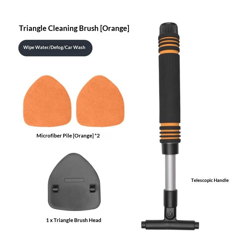 2026 New Car Windshield Cleaning Brush Set Microfiber Telescopic Window Glass Cleaner Car Window Cleaner Window Scraping Mist