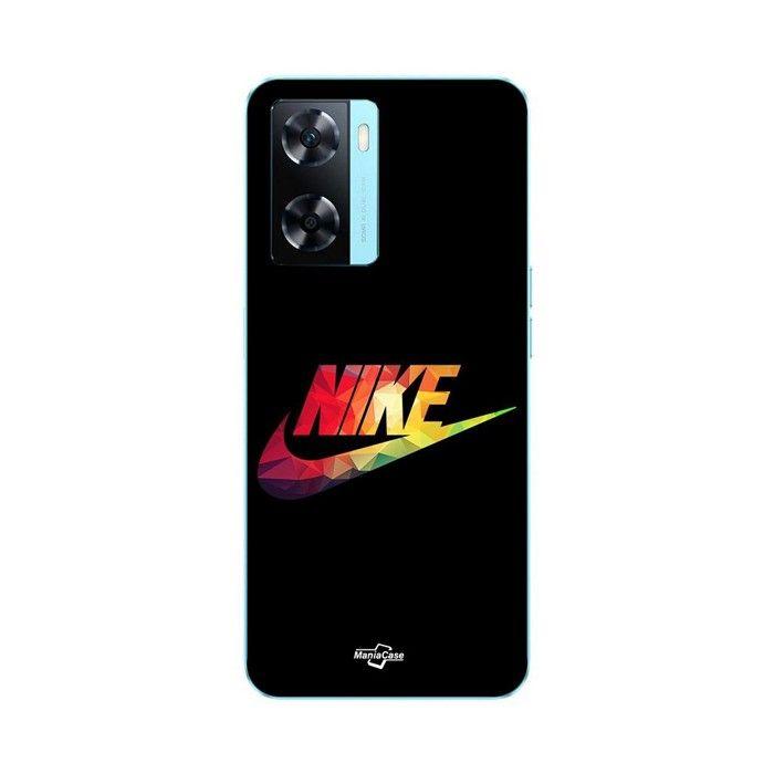 Coque de téléphone - MANIACASE - Oppo A57 4G - Coque en silicone TPU - Nike logo coloré - Souple
