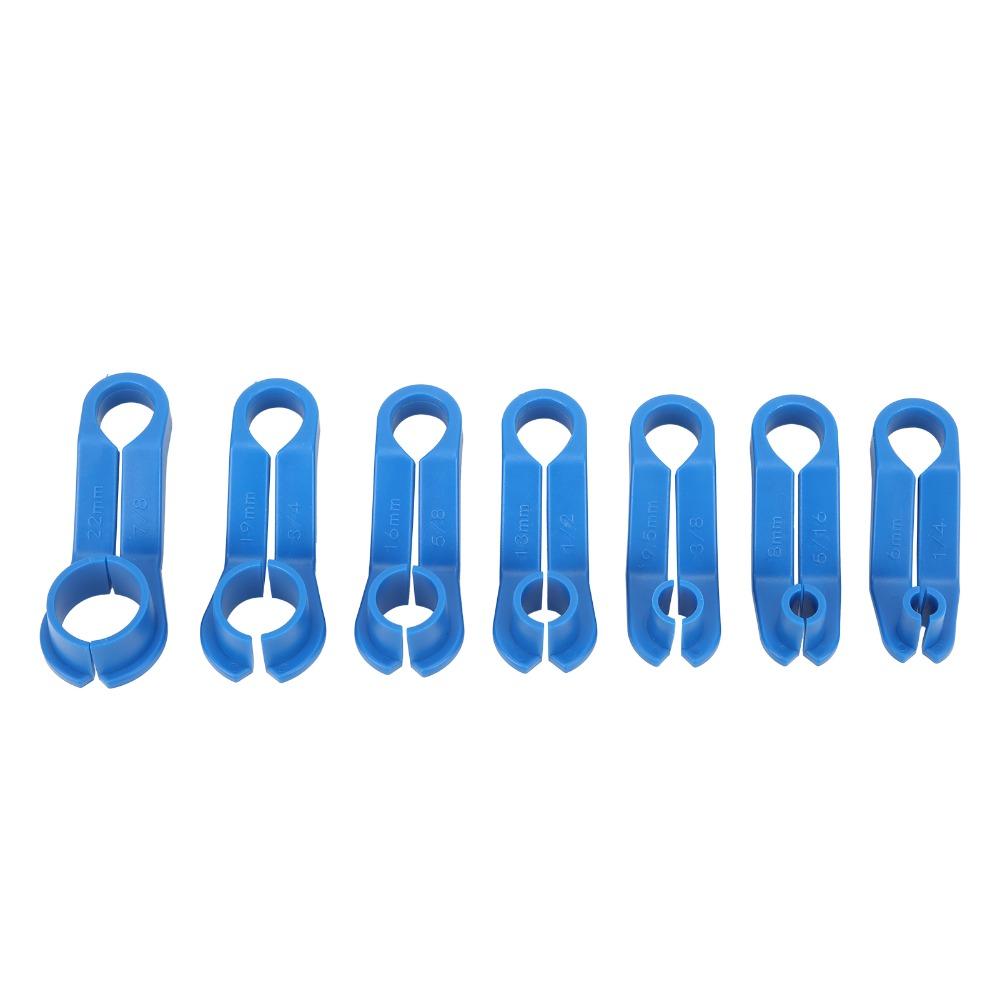 7PCS 7 Sizes AC Fuel Line Disconnect Tool ABS Transmission Line Disconnect Tool Auto Shop