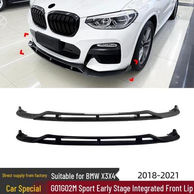 BMW X3 G01/X4 G02 Sport 2018-21 Черный Воин Передний Сплиттер Губы Модификация
