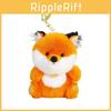 Cute Animal Fox Doll With Polyester Filling For Kids Backpack Accessory