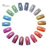 Puntos Nail Art Ультратонкая многоцветная голографическая зеркальная пудра с хромированным пигментом