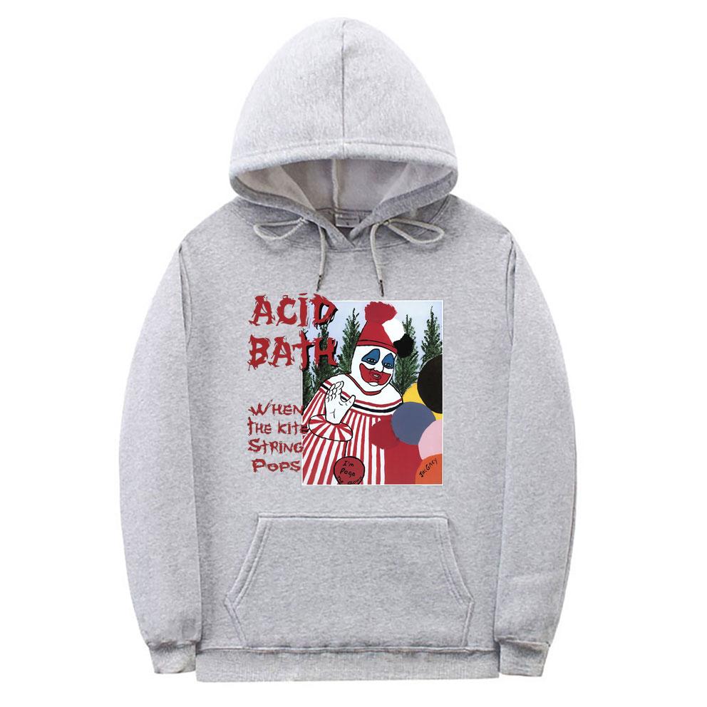 Толстовка с кислотной ванной Psychic TV Coil Sludge Metal Унисекс Женская мода Винтаж Свободные толстовки Топы Хип-хоп Рок Панк Готическая толстовка
