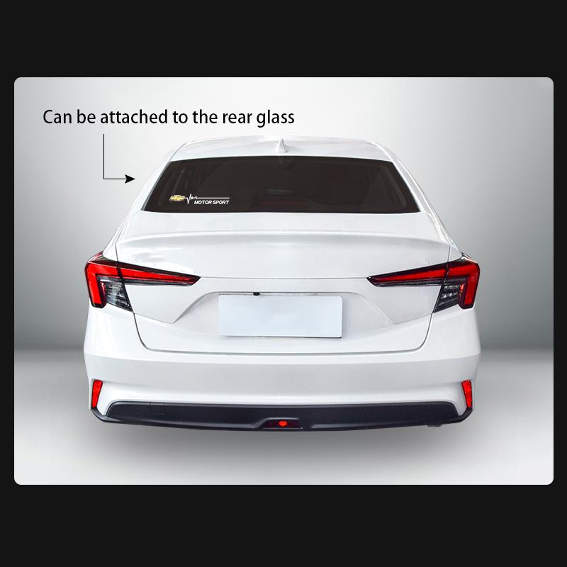 2Pcs PVC Car Window Sticker Vehicle Waterproof Decoration Decals For Chevrolet Cruze Spark Captiva Suburban Camaro Malibu