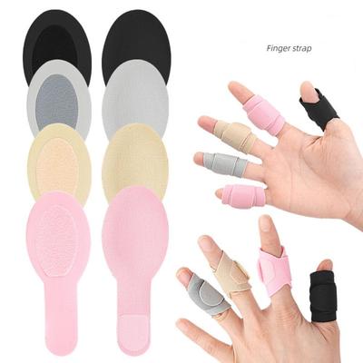 5шт лайкра ткань палец поддержка бандаж регулируемый выпрямитель корректор спортивная безопасность