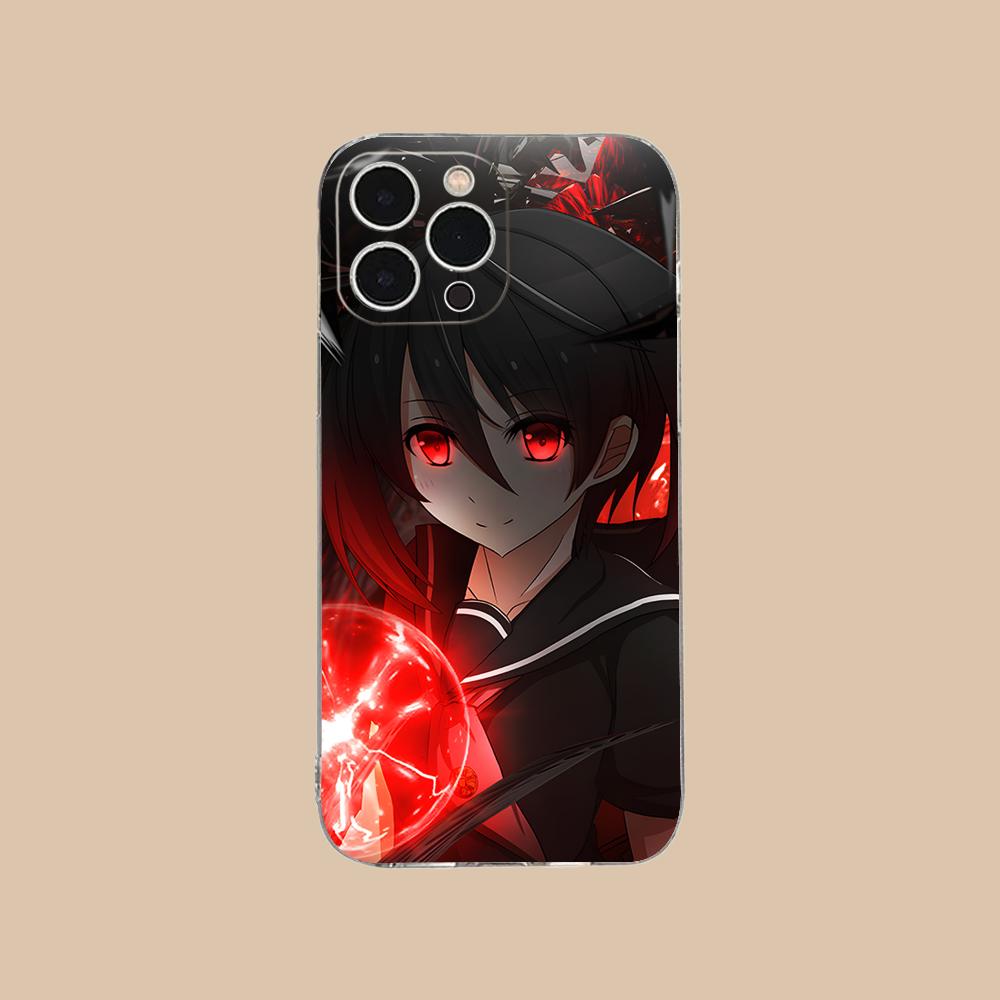 Прозрачный ТПУ чехол для мобильного телефона Akame Kurome для iPhone 17 16 15 14 13 12 11 X XR XS Air Pro Max Plus Mini Цветная крышка