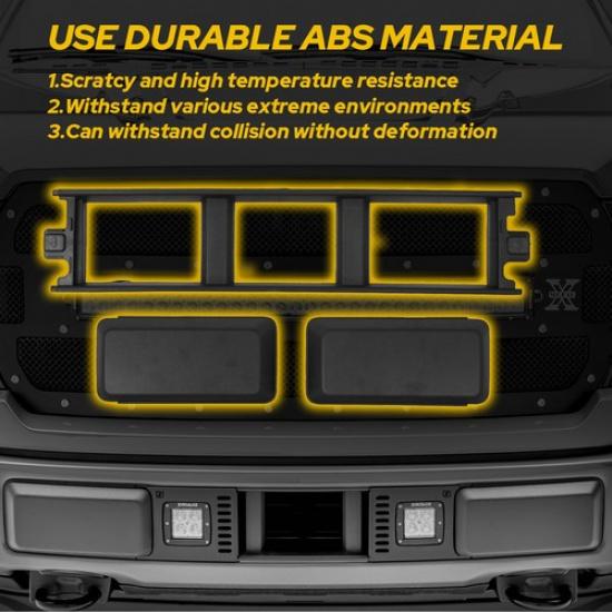 For 2018- Ford F150 Front Bumper End Cover Lower Ert Grille Trim Panel