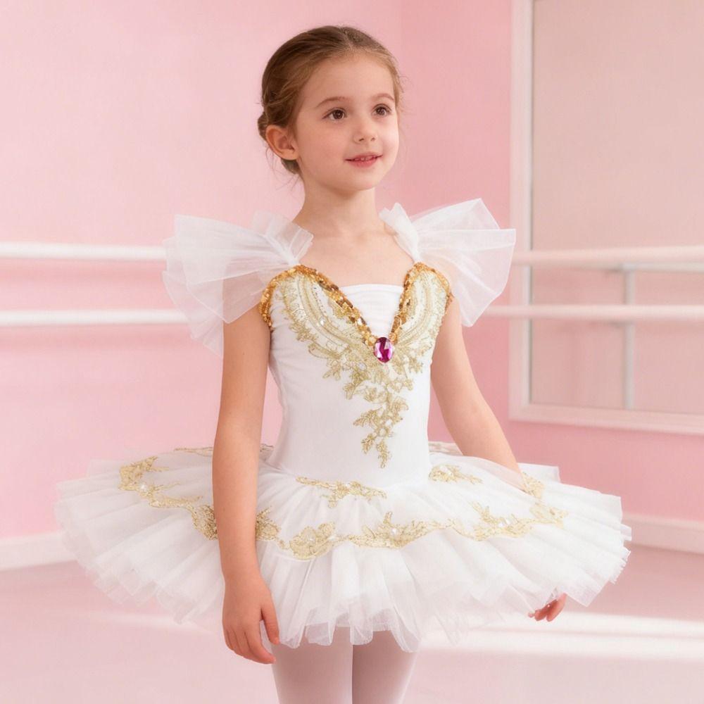 Современное детское платье для балета Пышное представление Модное платье принцессы Девочки