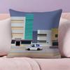 World Premium Printing Pillow Case Anti-dustmite Pillowcase Invisible zipper silky short plush Sofa cushion cover