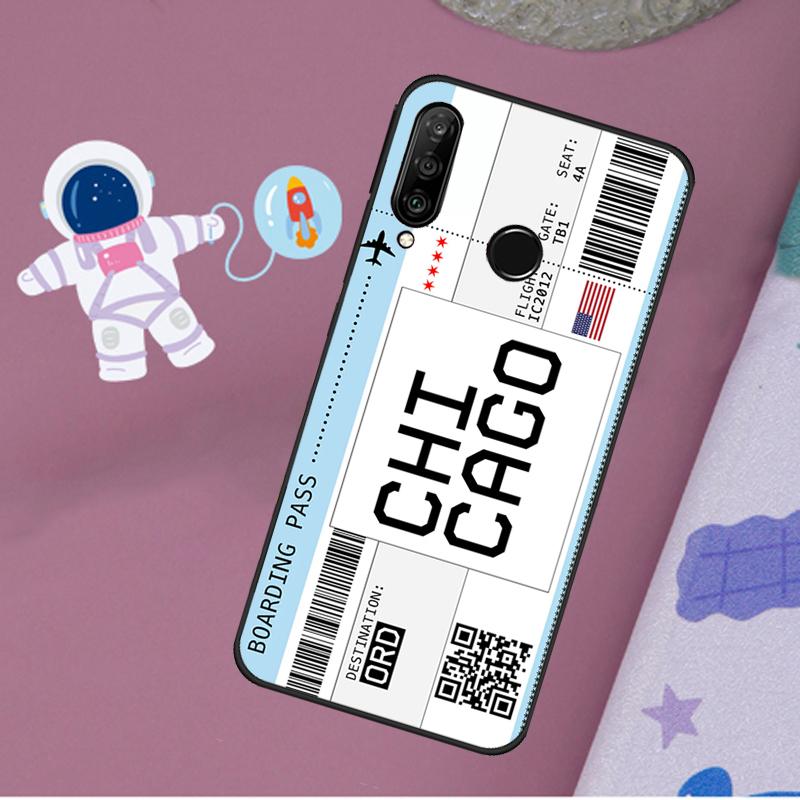 Билет-посадочный талон для Huawei Nova 5T 9 10 SE 7i 8i 11i 12i Y60 Y61 Y70 Y72 Y73 Y90 Y91 P20 P40 P30 Lite Чехол