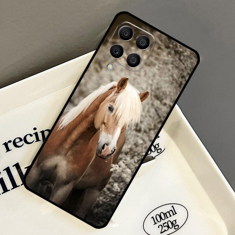Чехол Животное Конь Для Samsung Galaxy M32 M12 M52 M15 M35 M55 M31 M56 M36 M16 M06 M13 M33 M53 M14 M34 M54