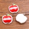 10Pcs DIY Resin Accessories Fruit Cherry Apple Flower Strawberry Pendant