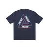 Palace Футболка «Basic A Tri-Ferg» Темно-синие топы унисекс Синие P20TS004