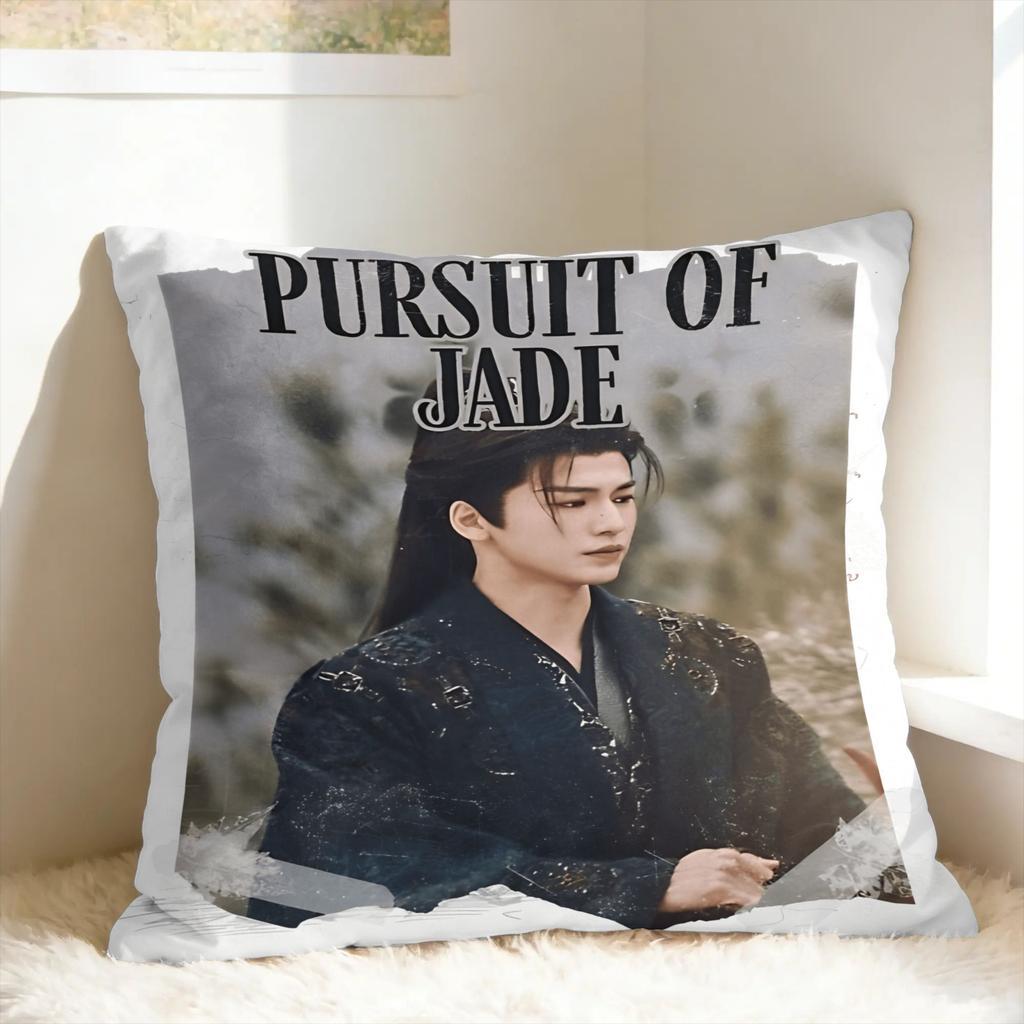 Pursuit of Jade Zhu Yu Pillow Cover TV Drama Novelty Pillow Case For Couch Sofa Bedroom Soft Pillowcases Birthday Present