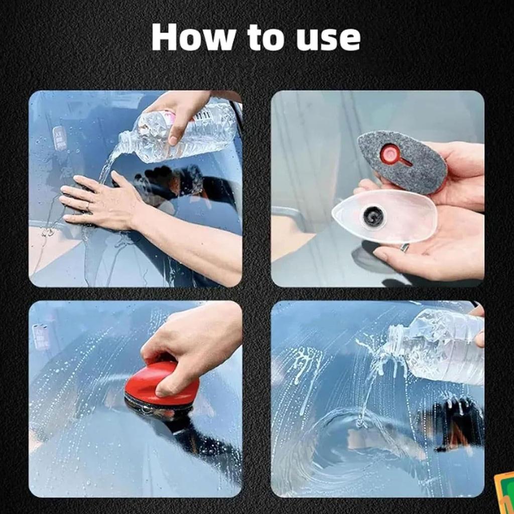 Доска для чистки стекол Щетка для чистки автомобильных стекол Средство для удаления масляной пленки с лобового стекла Покрытие автомобильных стекол Мышь для чистки стекол