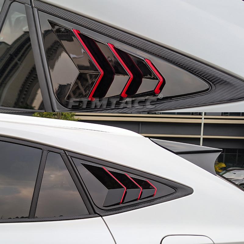 Декоративная крышка вентиляционного отверстия на заднее стекло из АБС-пластика в форме акульих жабр для Toyota Harrier Venza
