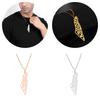 Stainless Steel Modern Pendant Necklace Palestine Israel Design Women Men