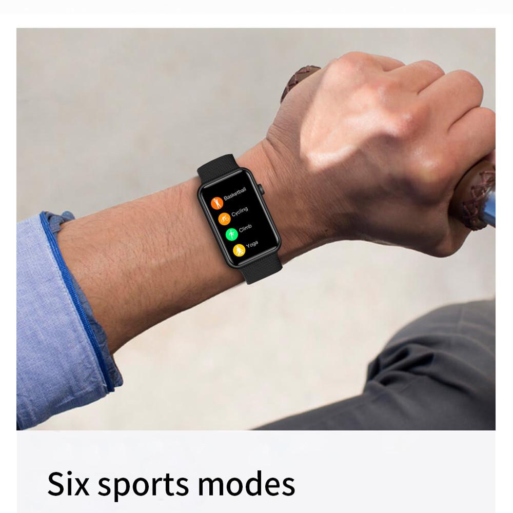 Смарт-часы LOKMAT с экраном 1.57 дюйма, защитой от воды IP68, пульсометром и функцией мониторинга сна