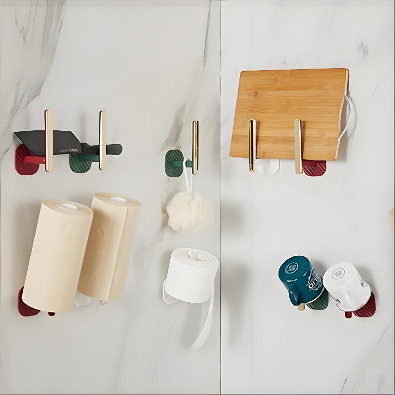 Elegant L-shaped Curtain Tiebacks No-drill Design for Bedroom Decor