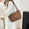 Популярная текстурная женская сумка весна новая мода сумка-ведро свободный ленивый ветер большая вместимость сумка через плечо