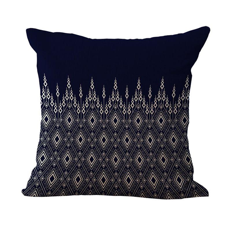Chic Vintage Cotton Linen Throw Pillow Case Cushion Cover For Sofa And Bedside