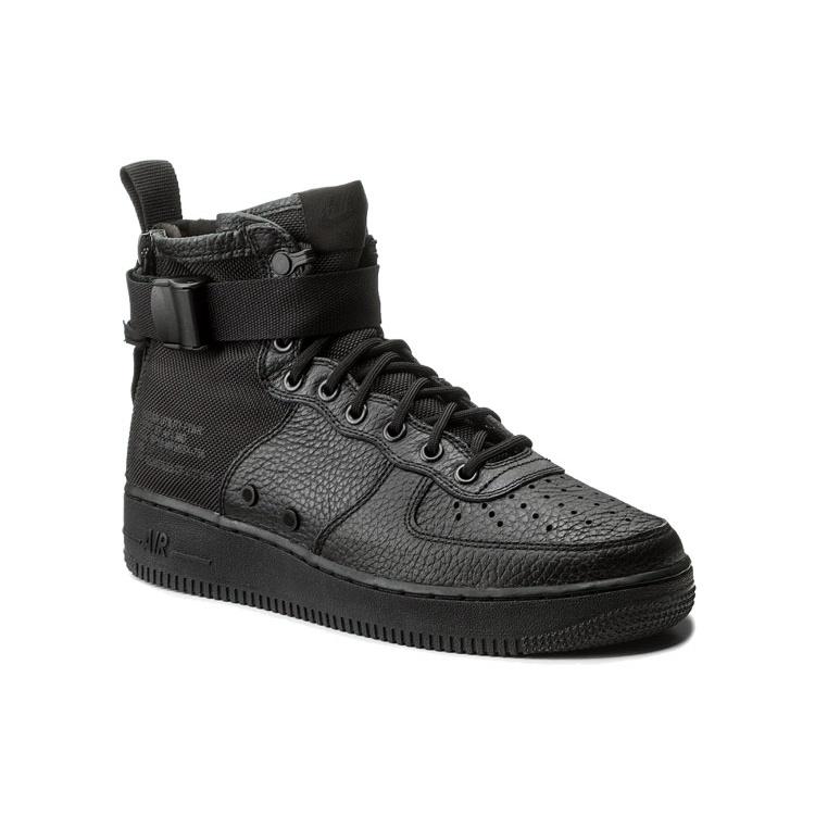 Nike SF Air Force 1 Mid 'Triple Black' Men's 917753-005