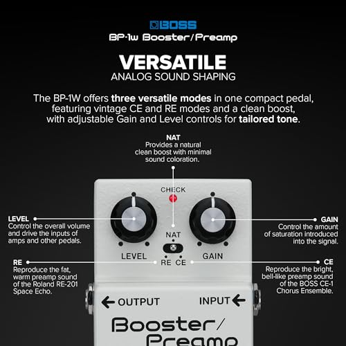 BOSS/BP-1W Усилитель/Предусилитель Boss Усилитель Предусилитель BP1W Waza WAZA CRAFT Waza Craft Сделано в Японии