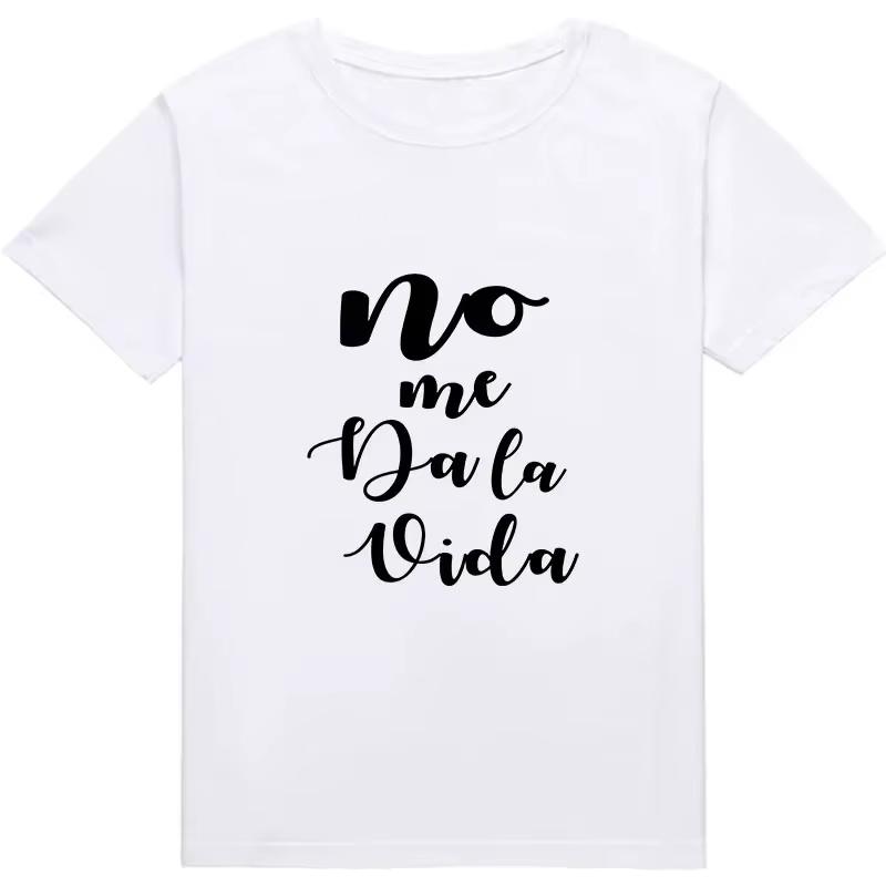2025 Summer new retro and trendy letter-printed T-shirt loose and casual short-sleeved cotton sport top for men and women