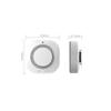 TUYA Smoke Detector Wireless White Color Smoke Sensor Highly Sensitive Alarm Fire for Home Alarm