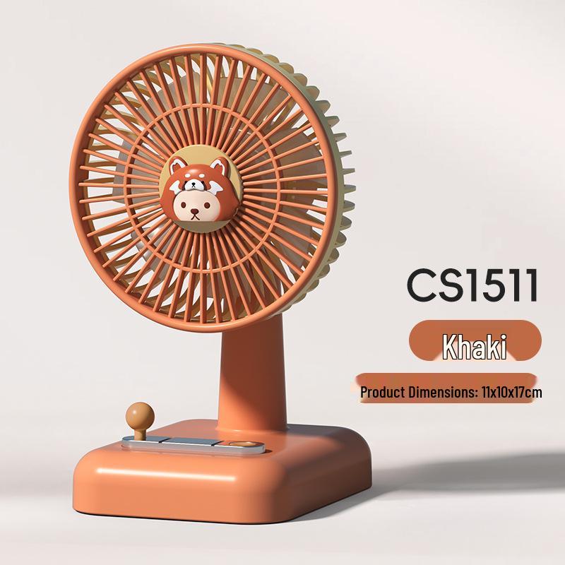 Portable USB Charging Desktop Fan - Cute and Fun for Dorms, Offices, and Students