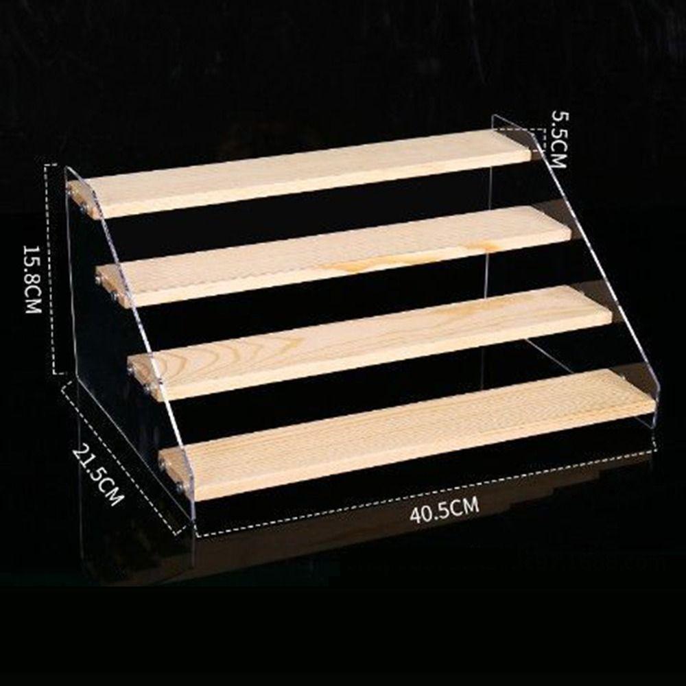 Прозрачная модельная полка для кукольных фигурок 2/3/4/5 слоев, держатели для хранения косметики, бытовая
