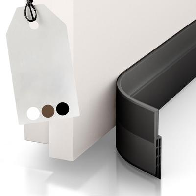 Звукоизолирующая уплотнительная лента для нижней части двери, защита от насекомых, из термоэластопласта (TPE), самоклеящаяся, 100 см, для спальни.
