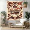 Tattoo Style Custom Your Name Wall Decor Tapestry Art For Pet Memorial Birthdaywedding Party Backdrop Family Gift