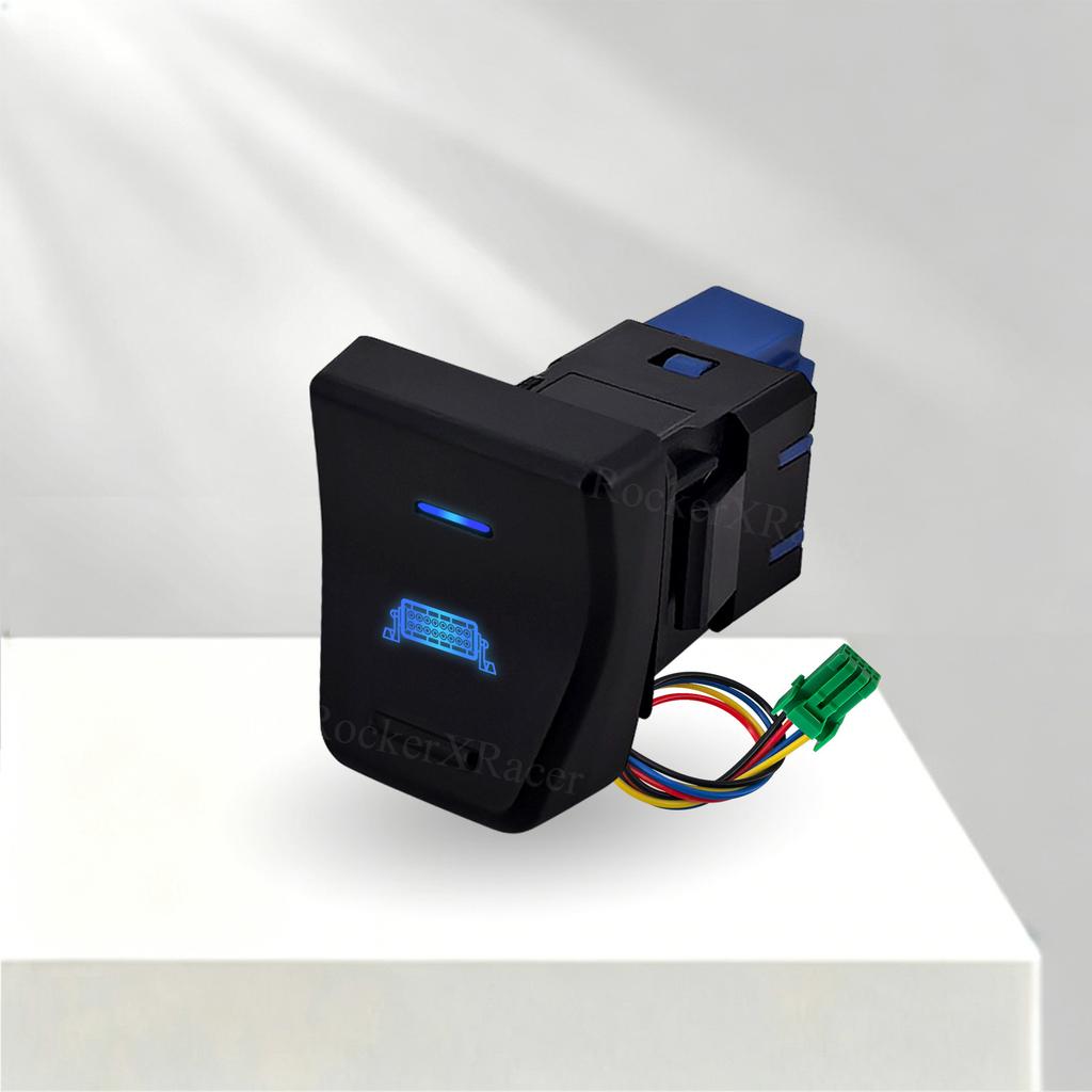Car GPS Spot Fog Light Push Switch 12V ON OFF Button with Wire for Toyota