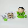 Crayon Shinchan Bathing Figures Set, Doll Machine, Gashapon Display, Car Cake Ornaments, Cute Decorative Figurines