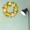 Yellow Flower Wreath for Front Door Garden Farmhouse Outdoor Garden Wedding