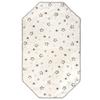 Un Doudou Waterproof Cot Cover 60 X 100cm Monochrome Star Organic Cotton 100% Cotton Pile Fabric Water Absorbent Treatment Back Waterproof Rubber On F