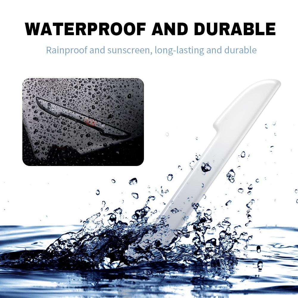 AABHH1 4Pcs Transparent Car Door Edge Bumper Strip Rearview Mirror Anti-collision Stickers For Chevrolet Orlando Sail Malibu Camaro