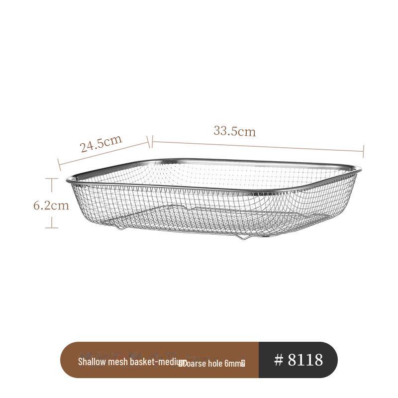 Подставка для кухонной мойки из нержавеющей стали и корзина для сушки овощей