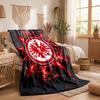 Eintracht Frankfurt Football Print Flannel Blanket Soft Warm Sofa Bed Throw Blanket For Home Office Bedroom