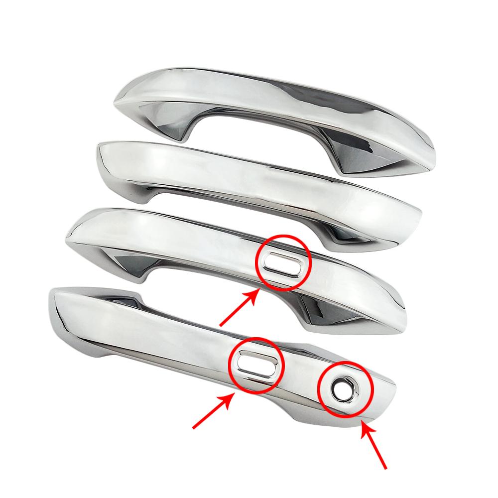 Для Volkswagen VW Golf 8 MK8 2022 LHD из углеродного волокна, цветная модификация, хромированная крышка дверной ручки, защитная накладка