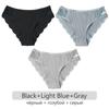 3Pcs/set  Cotton Patchwork Lace Panties Women Comfortable Briefs S-2XL Ladies Low-Rise Underwear Soft Underpants Lingerie