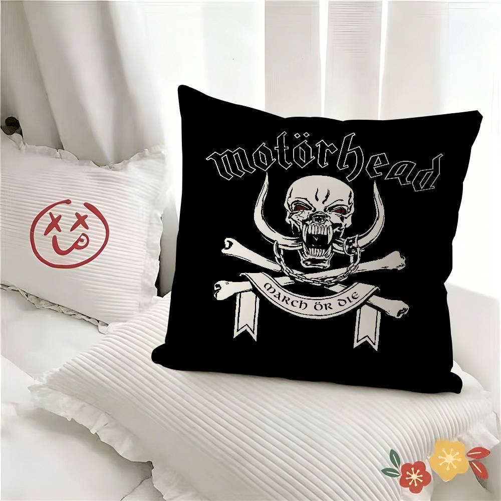 pc Singer Mmotorhead Anmie Pillow Case Fashion Square Pillowcase Bedroom Sofa Room Ins Decoration Leisure