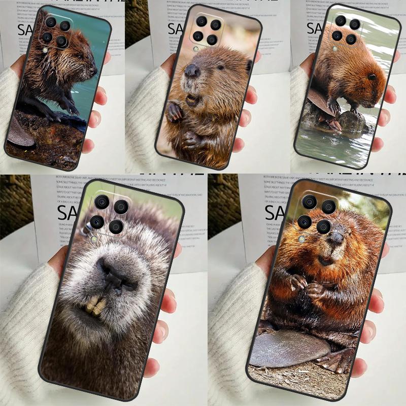 Animal Beaver For Samsung Galaxy M55 M15 M13 M33 M53 M20 M30s M31s M12 M32 M52 M11 M51 M14 M34 M54 Case